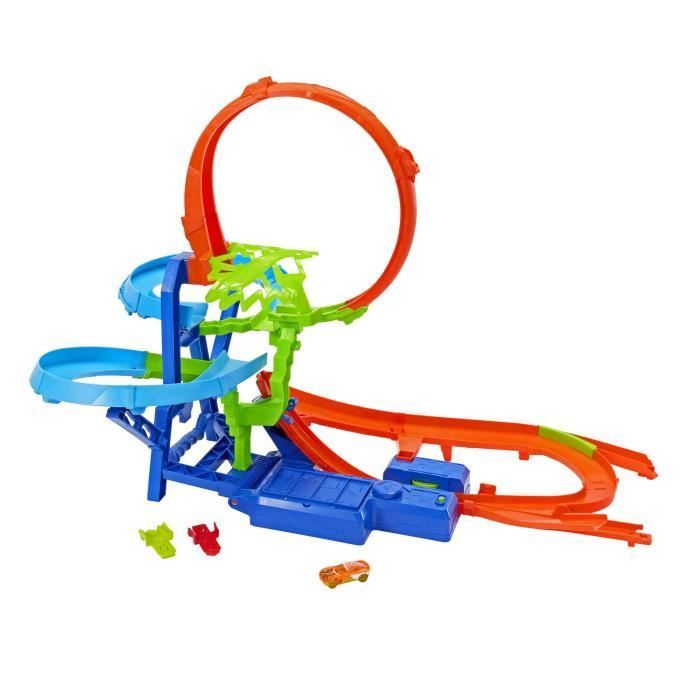 Hot Wheels - Piste Multi Crash - Coffret propulseur motorisé et voiture - Hot Wheels - JFD12