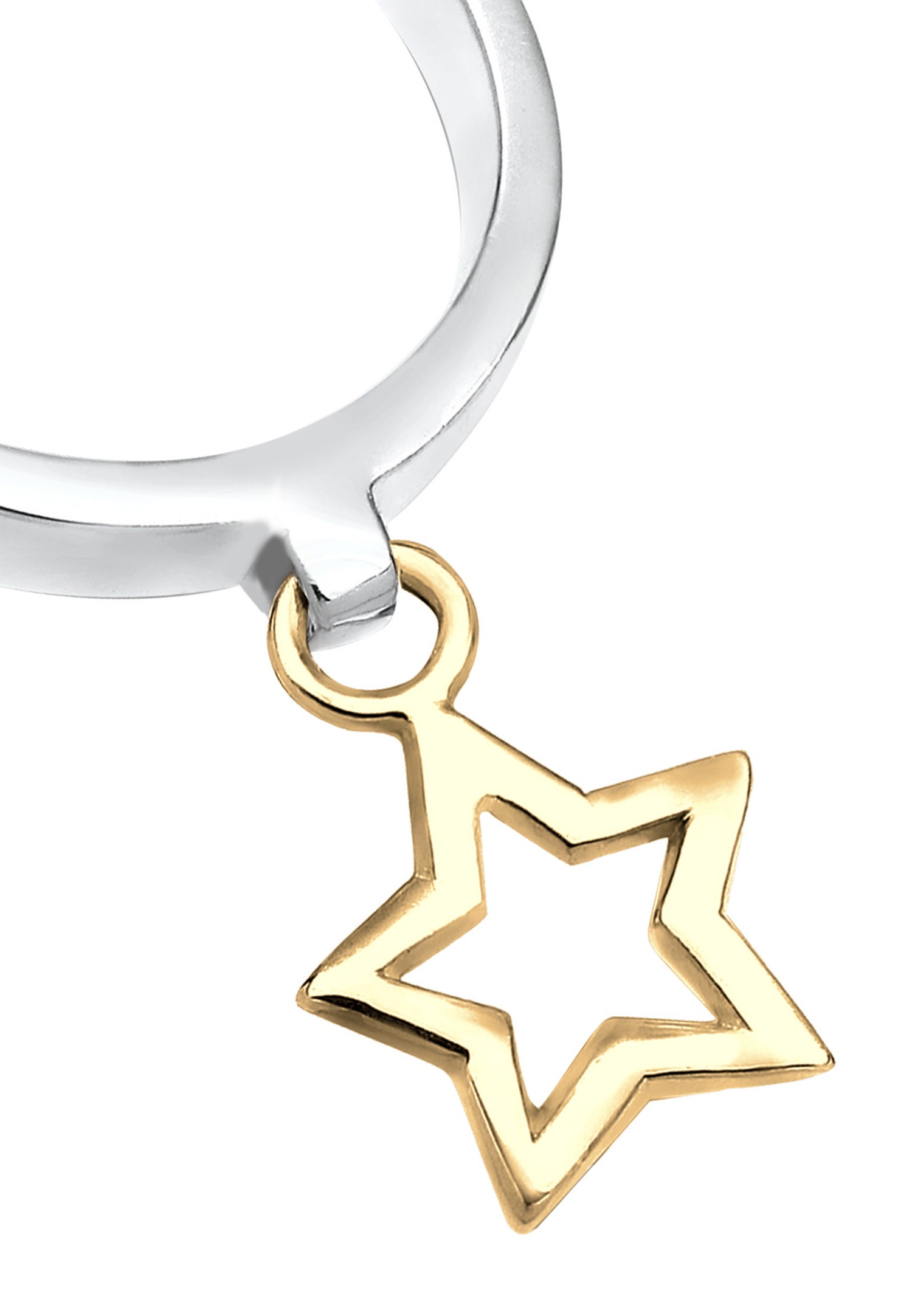 Elli Femmes pendentif étoile en argent sterling 925
