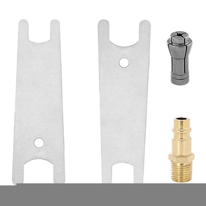 Meuleuse droite pneumatique - HELLOSHOP26 - 25 000 tr/min - 15 pièces - Accessoires inclus - Ergonomique