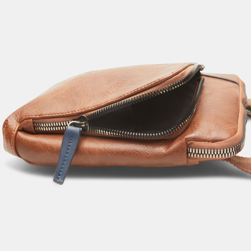 Borsa a tracolla con tre zip