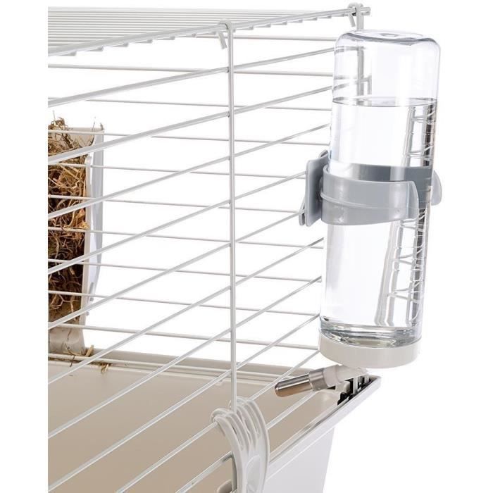 Jaula para roedores - Hámster 77 x 48 x 42 cm - FERPLAST - CAVIE 80X1 - 77 x 48 x 42 cm - Gris claro