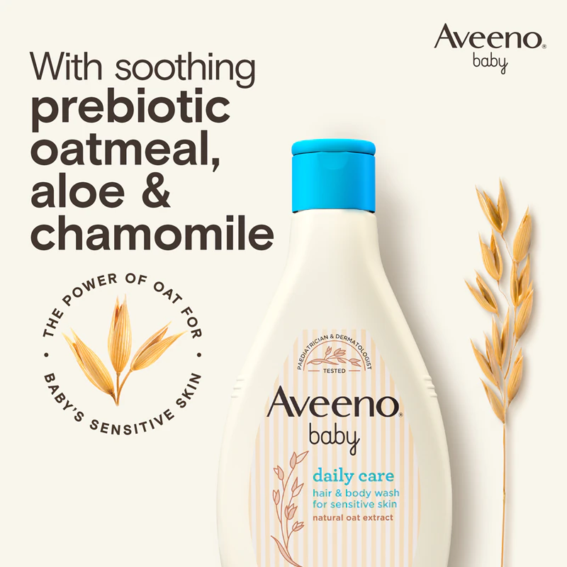 Aveeno Baby Daily Care Bad- en Douchegel voor Kinderen