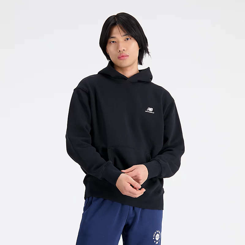 Men's Hoops Fleece Hoodie - BLACK