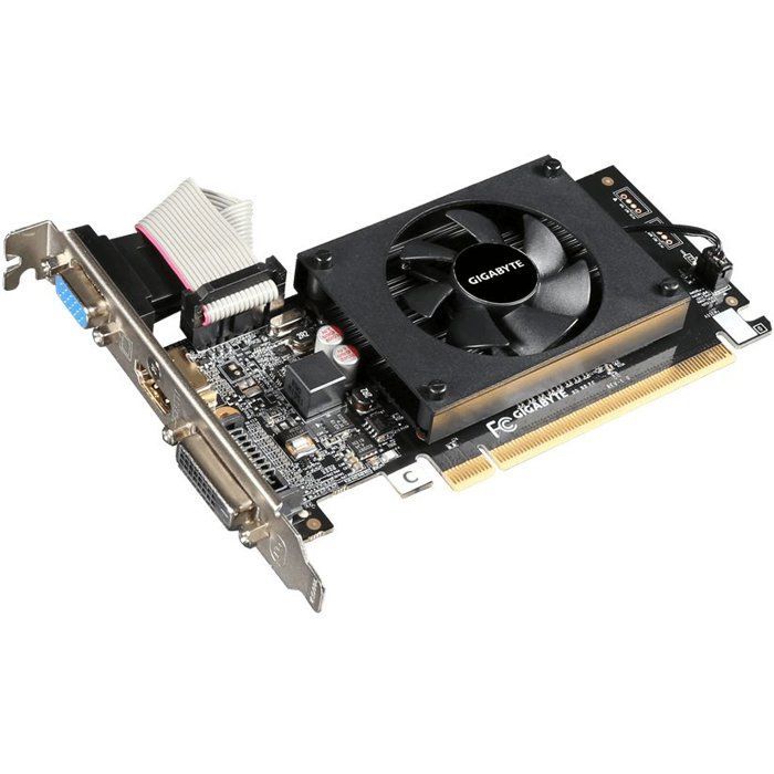 GIGABYTE - GT 710 - Carte graphique - NVIDIA D3 - 2 Go - Série 2GL 2.0