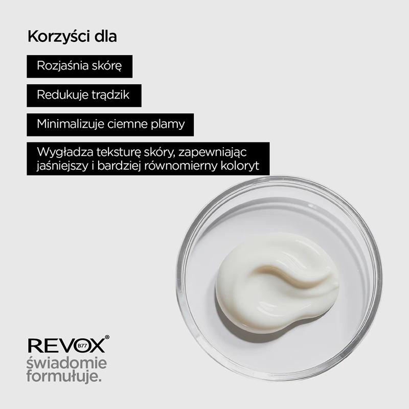 Revox B77 JUST Rozjasňujúca emulzia na tvár s kyselinou azelaovou 10%