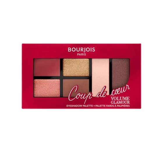 Bourjois Volume Glamour Coup de Coeur paleta cieni do powiek 01 Intense Look 8,4 g