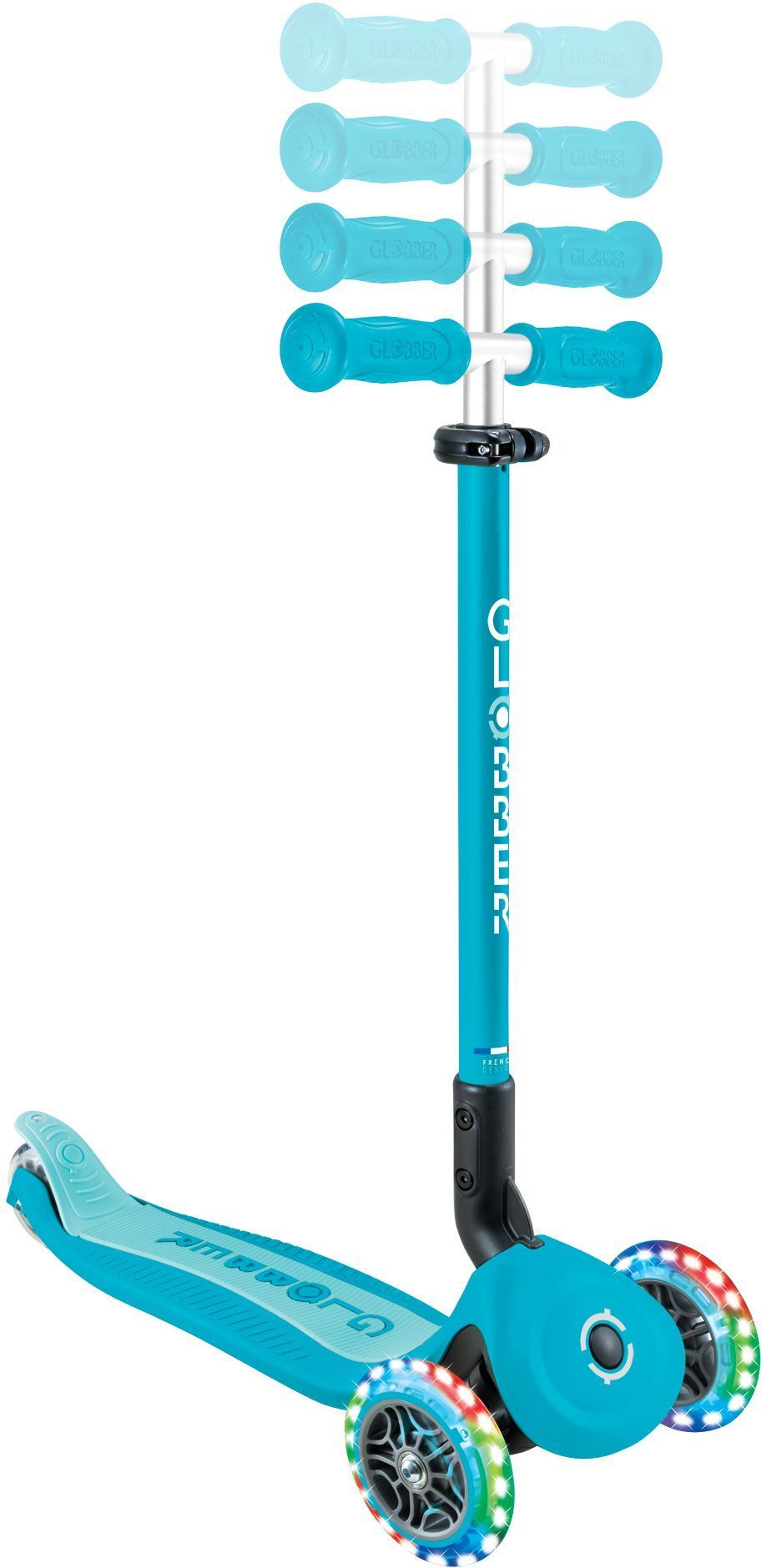 Evolving scooter - GLOBBER - GO UP ACTIVE LIGHT 360° - Water blue