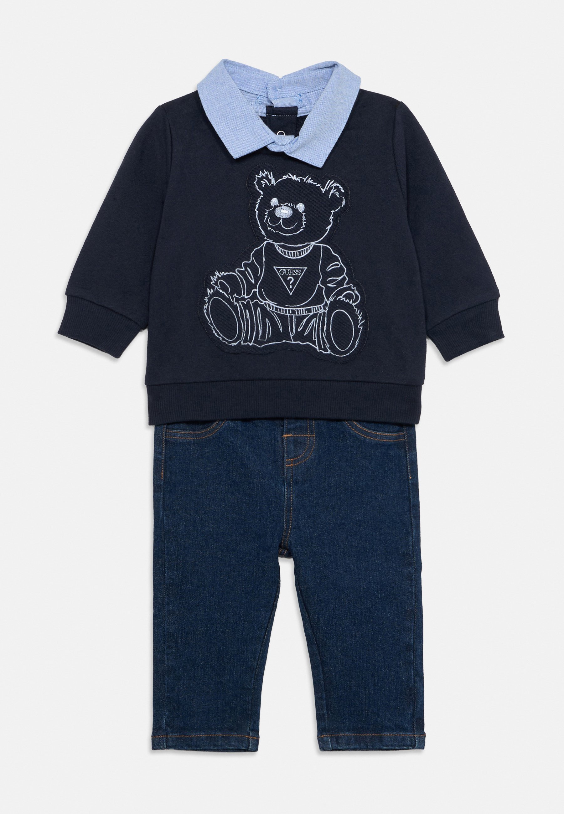 Guess BABY SET - Sweatshirt - stijlvol blauw