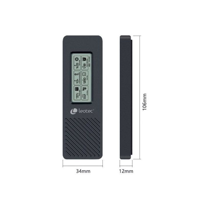 Gabinete externo para disco rígido - Avançado - SSD M.2 NVMe - USB-C 3.2 - 10 Gbps - Preto