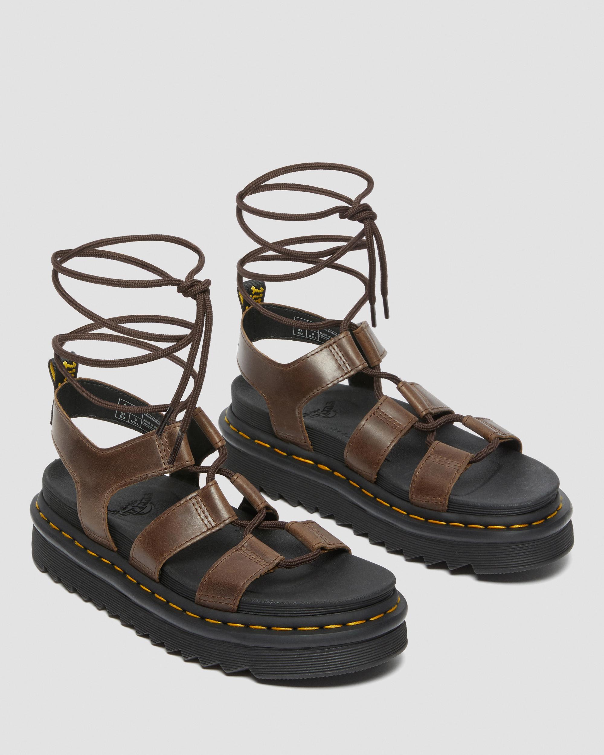 Nartilla Illusion Leder Gladiator Sandalen