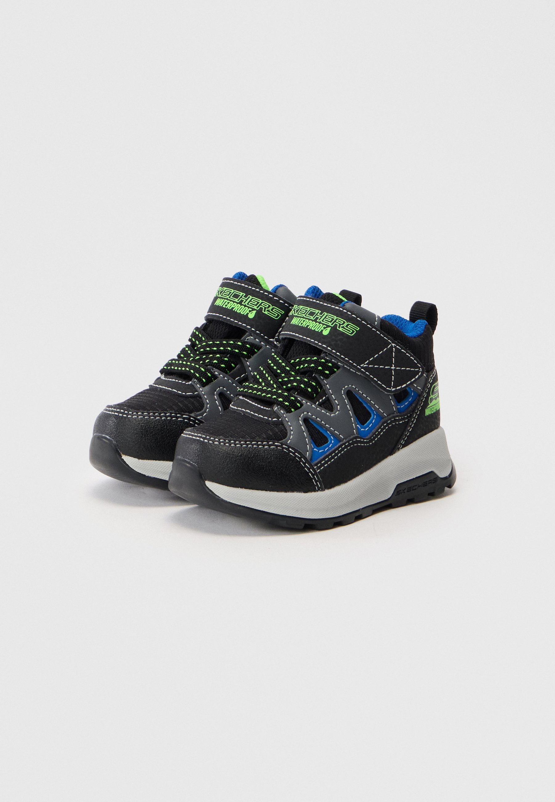 Skechers STORM BLAZER - Scarpe da ginnastica alte - nero/blu