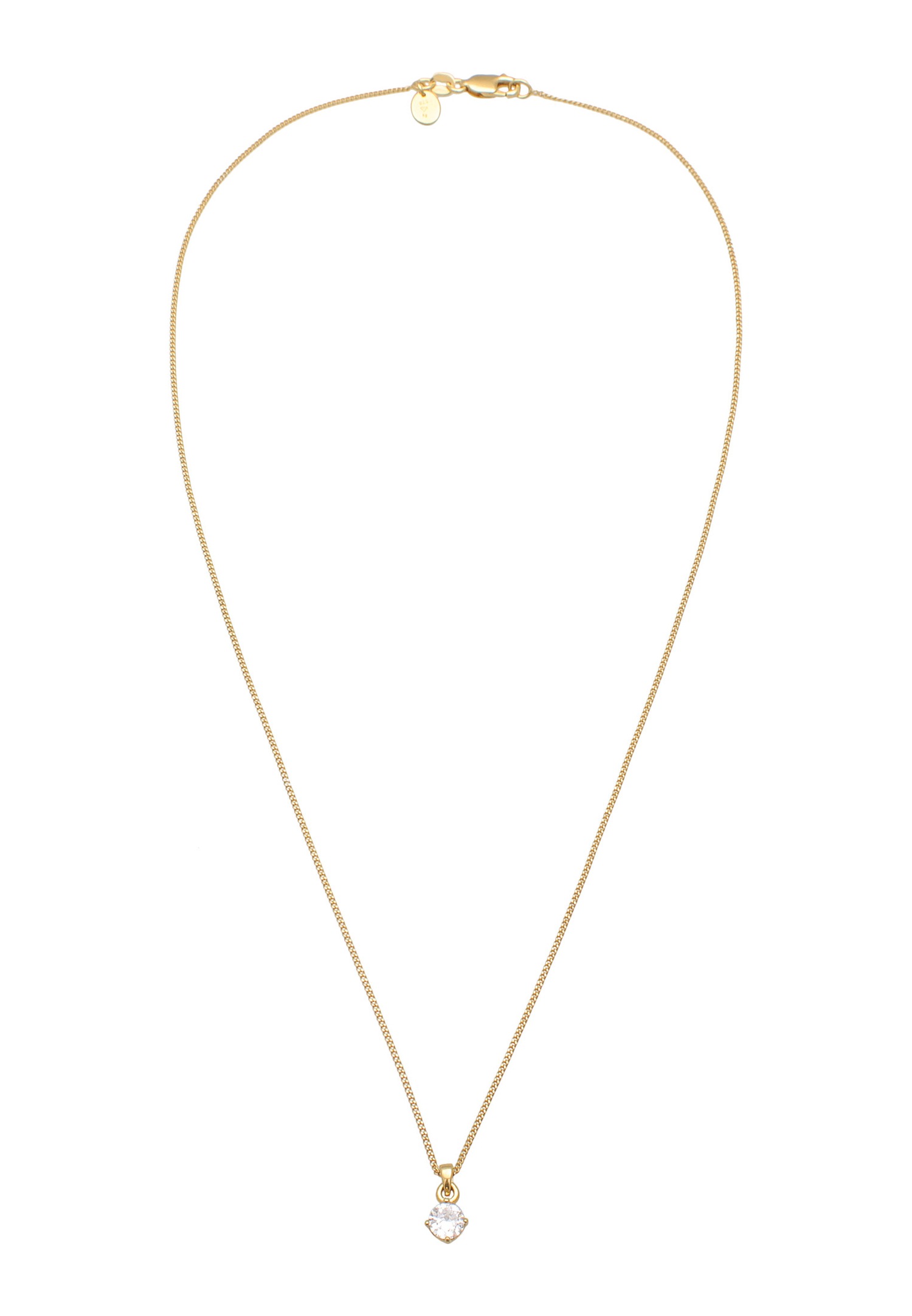 Elli PREMIUM Femmes Pendentif Solitaire étincelant avec Moissanite en Argent Sterling 925