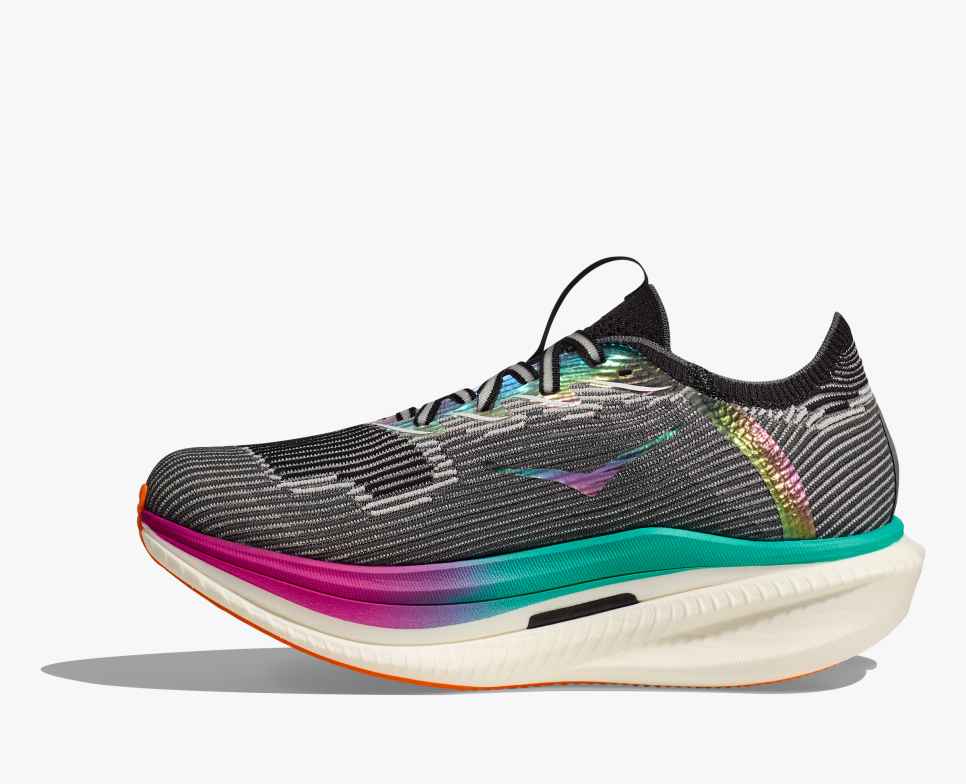 HOKA Cielo X1 Schwarz/Elektrisches Aqua