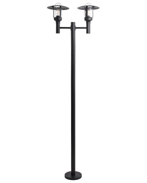 Latarnia ogrodowa metalowa czarna