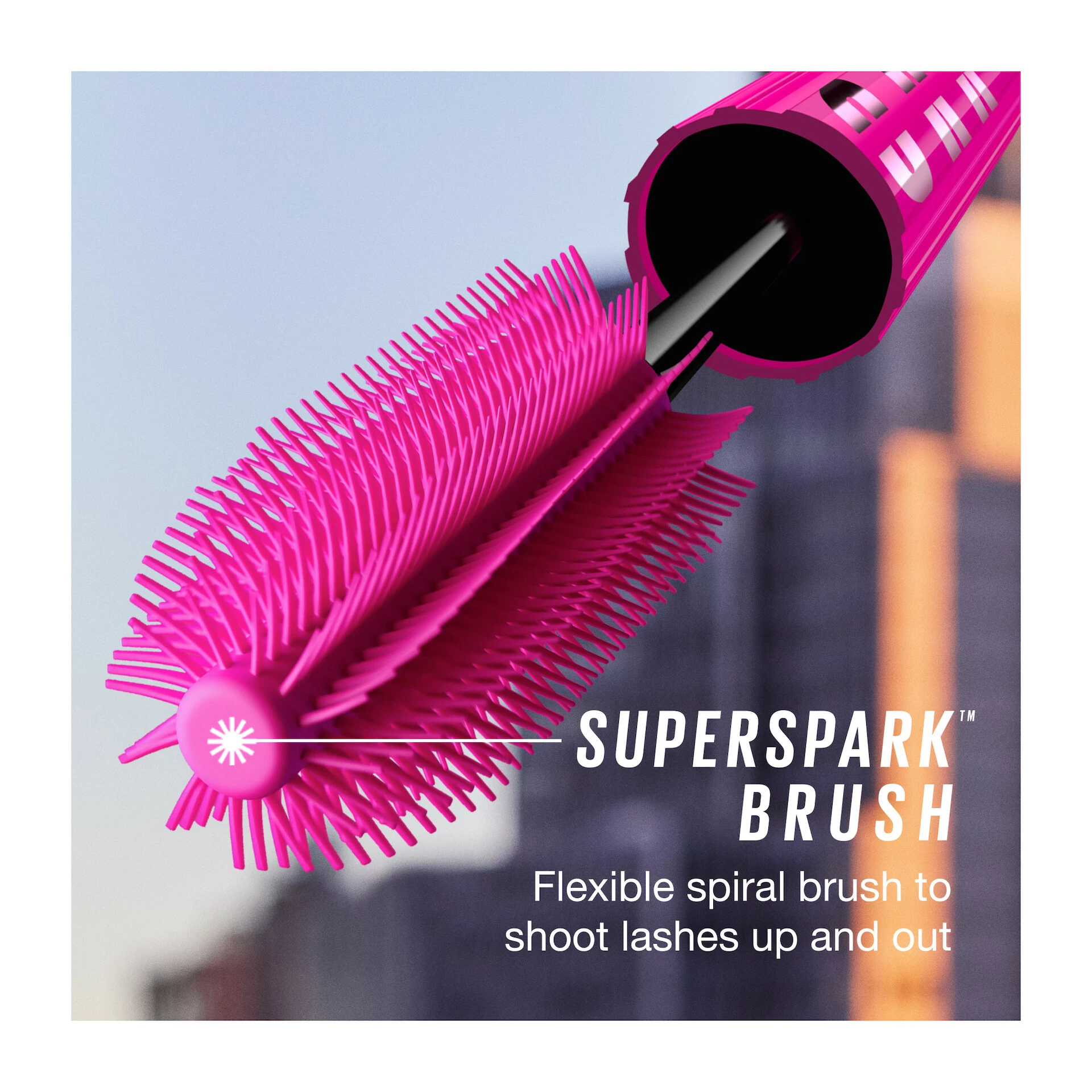 Řasenka Lash Sensational Firework odstínu Very Black - Maybelline