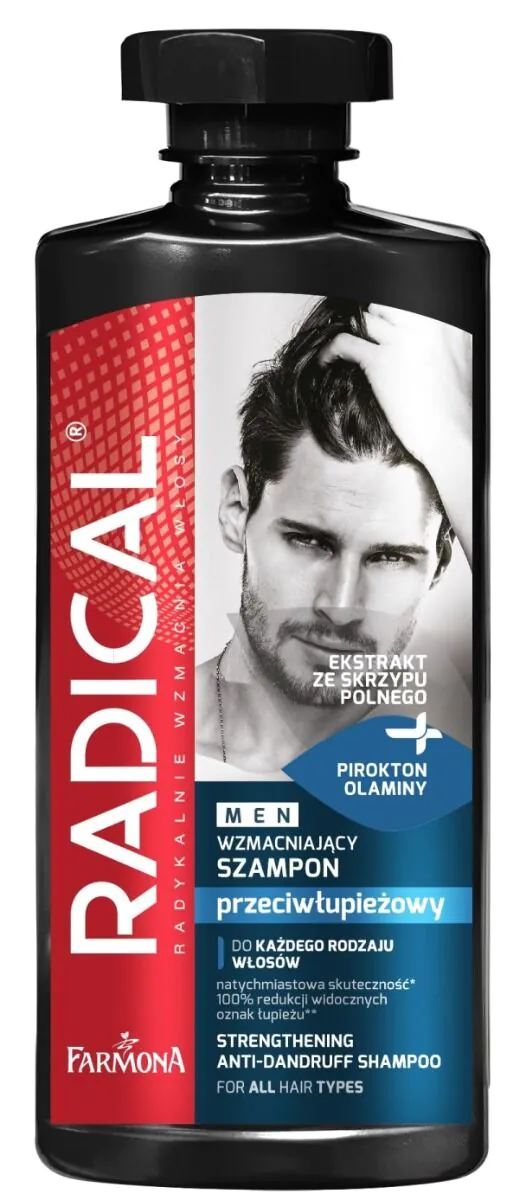 Radical Men Wzmacniający Szampon przeciwłupieżowy 400 ml