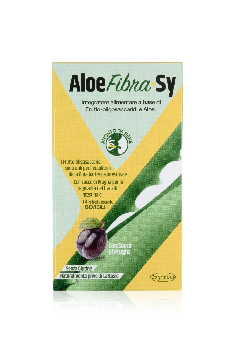 SYRIO Aloe Fibra Sy 14 barres 210 ml Équilibre de la flore intestinale