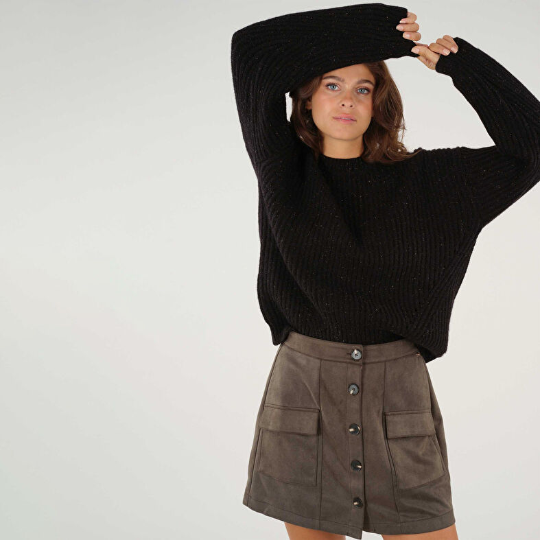  Maglione nero da donna