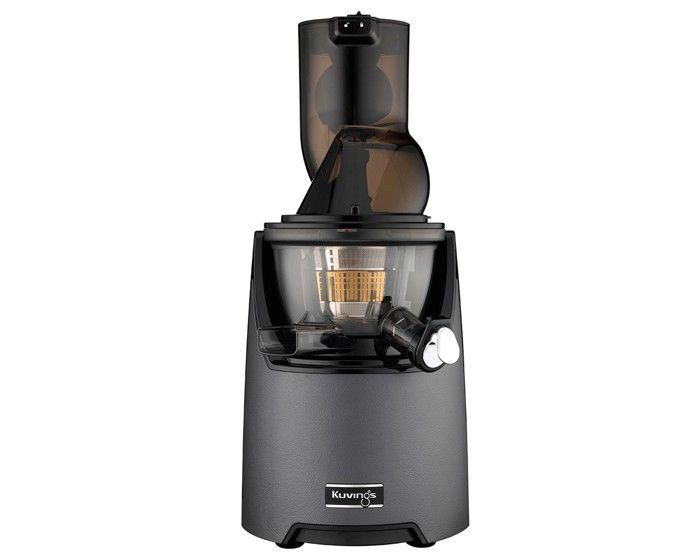 Kuvings | EVO820 Juicer | Slow Rotation | Quiet | Easy to Clean | Free Recipe Book - Anthracite