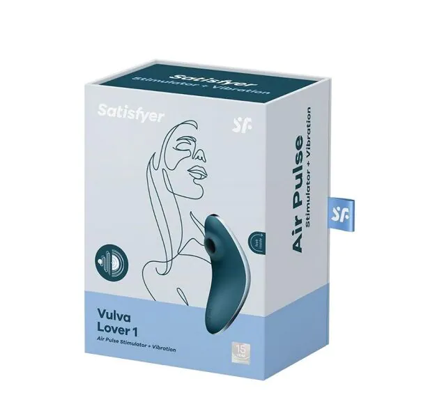 Satisfyer Masażer Vulva LoverBlue uka