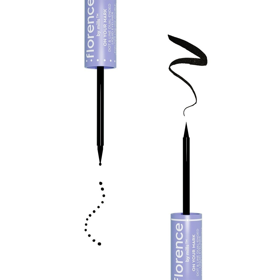 Florence By Mills očné linky On Tha Mark Doppelseitiger Flüssig-Eyliner - 7 ml