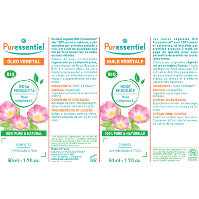 Puressentiel Huile Végétale Rose Musquée Bio Biologische Rozenbottel Plantaardige Olie 50 ml 50 ml