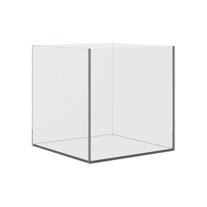 Aquário de Vidro - vidaXL - Branco - 30x30x30 cm - Vidro Resistente - Bordas Lisas - Sem Emendas
