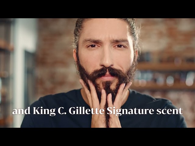 King C. Gillette skjeggsjampo og ansiktsvask, 350 ml
