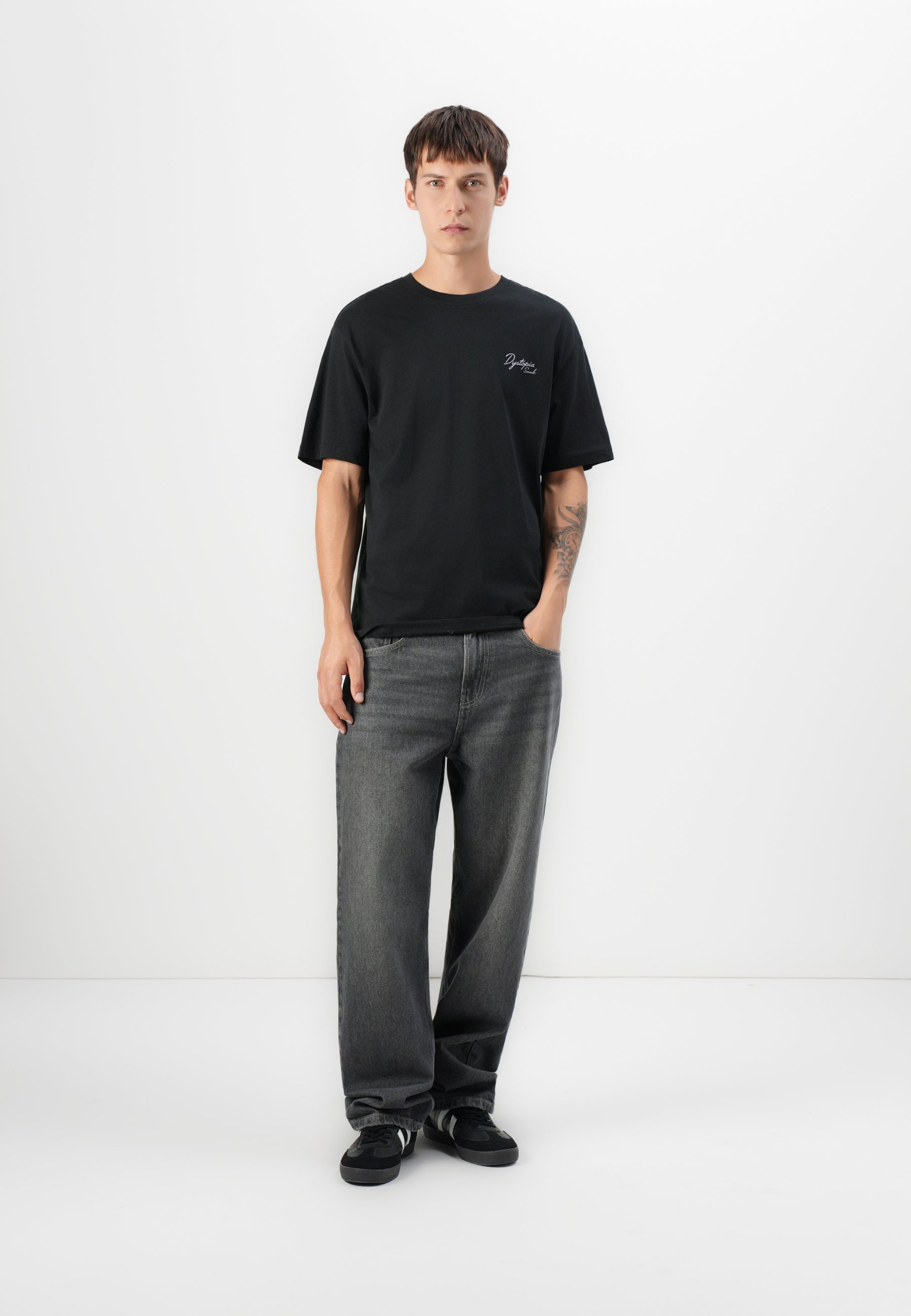 T-shirt Only & Sons ONSFRED DYSTOPIA - Stampa nera