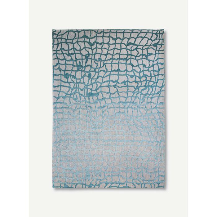 Tappeto contemporaneo Dedalo design - Mad Men - Blu navy - 200 x 280 cm