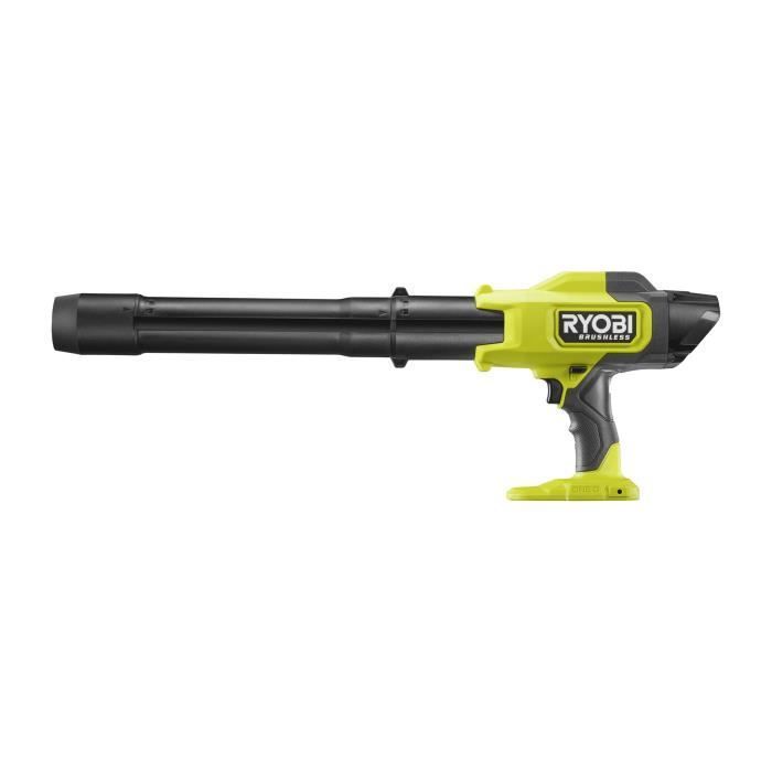 Ultracompacte bladblazer - RYOBI - 18V - Borstelloos - Maximale snelheid 241,5 km/u - Maximale luchtstroom: 6,51 m³/min - Wordt verkocht zonder accu