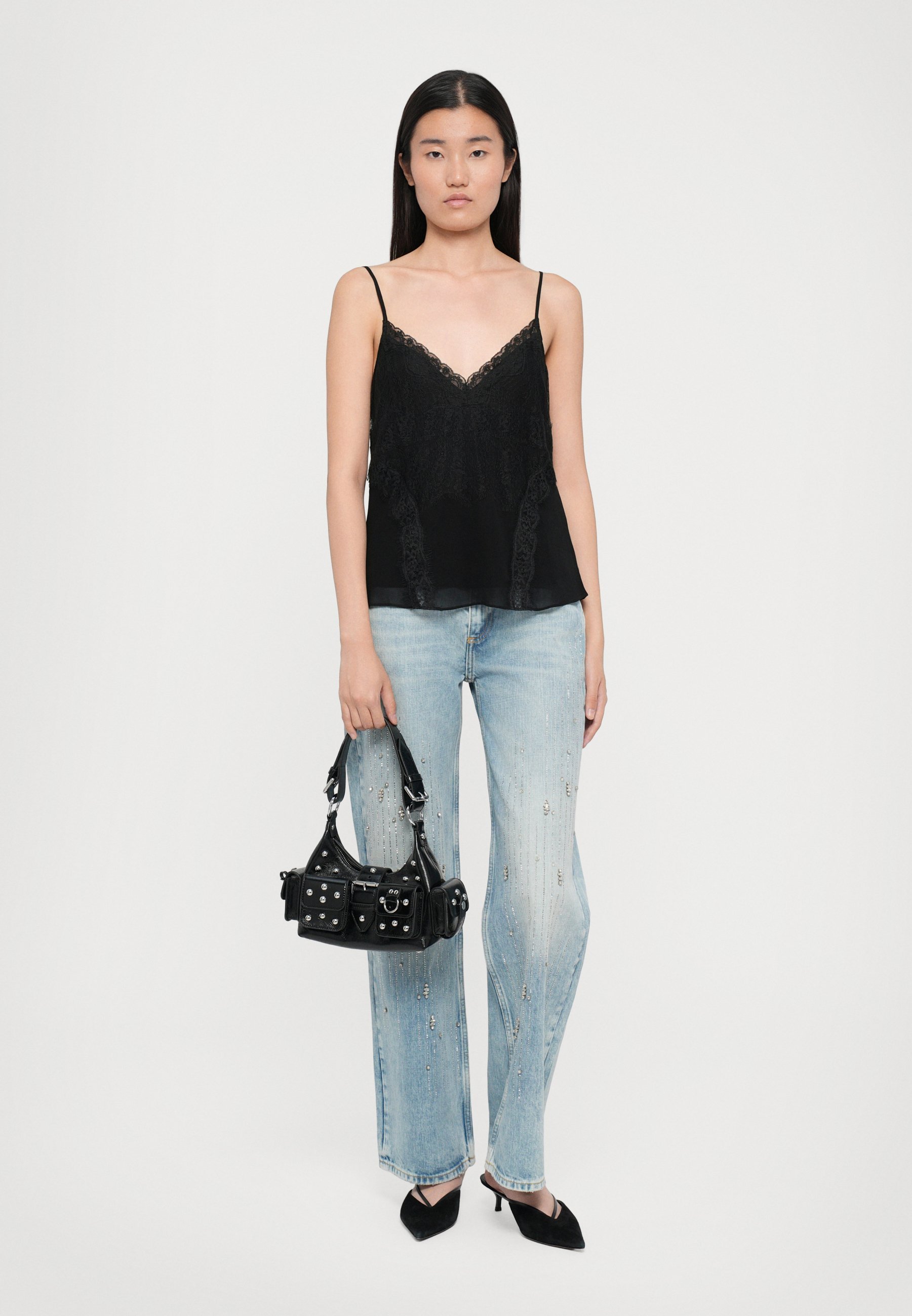 The Kooples Top - zwart
