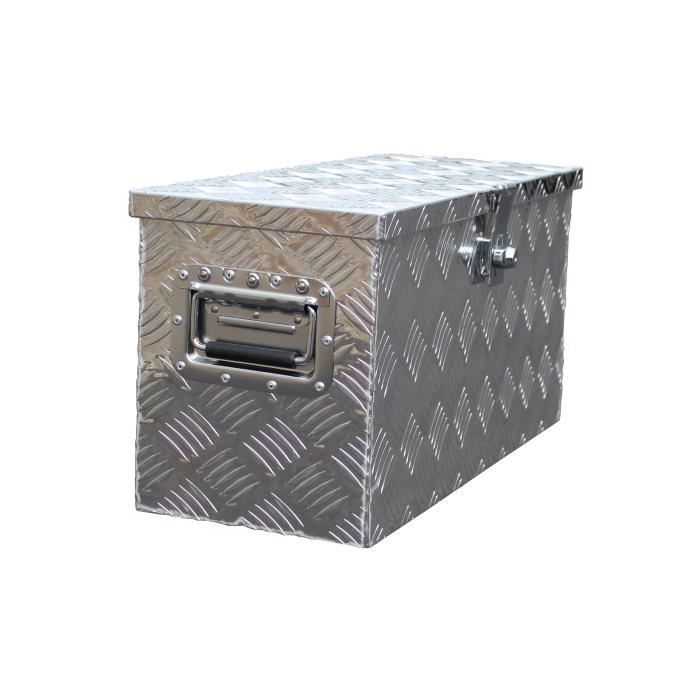 Bc-elec - NETTB-17 Caisse à outils ALU, Boite de rangement Caisse de transport en aluminium pour véhicule 60x25x30cm 40litres