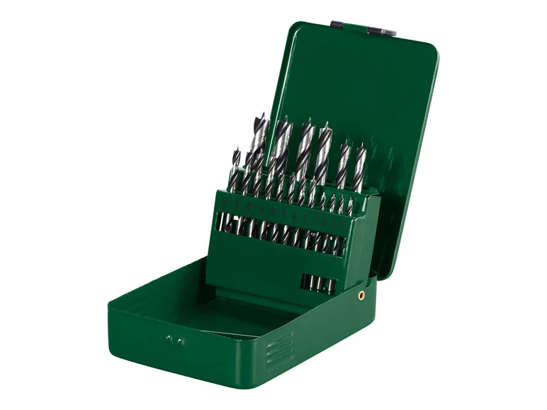Conjunto de brocas PARKSIDE® para aço, madeira ou pedra.