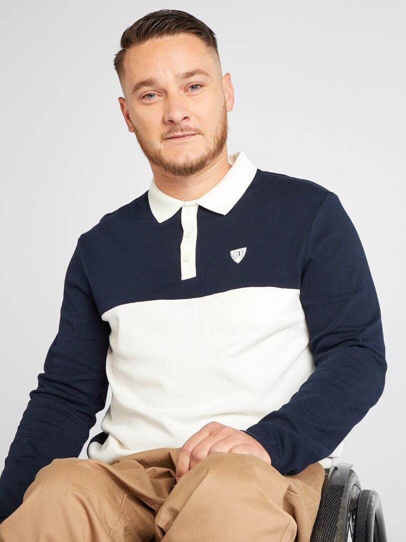 Gemakkelijk te openen poloshirt - Zo makkelijk - BLAUW