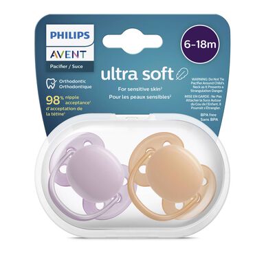 Philips Avent Ultra Soft 6-18 kk tytöille, 2 kpl, 2 kpl