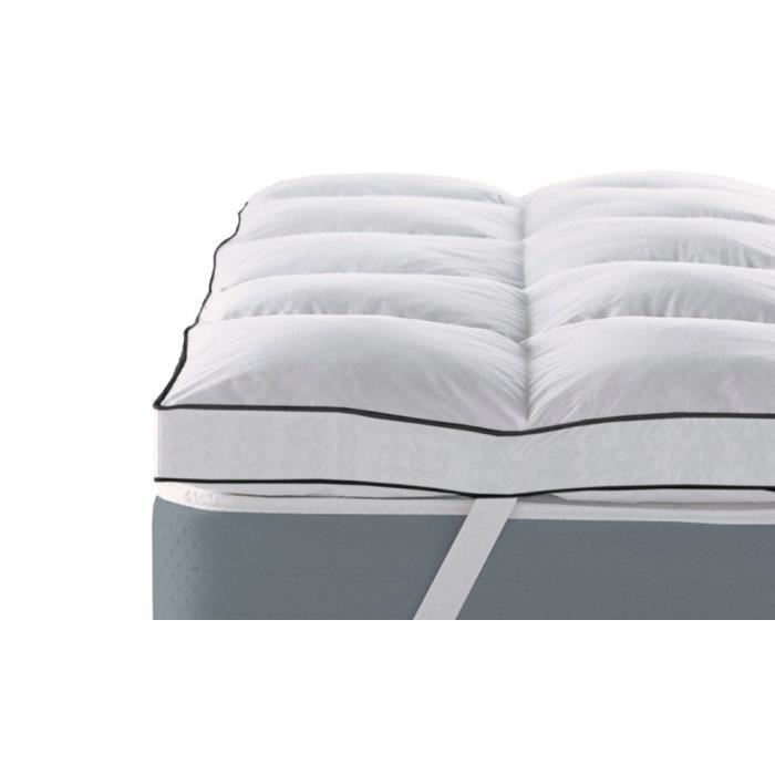Cubrecolchón acogedor de 140x190cm | 8 cm | 100% plumas | Suave y mullido