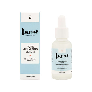 Lunar Glow Pore Minimizing Serum, oppstrammende og fuktighetsgivende serum, 30 ml