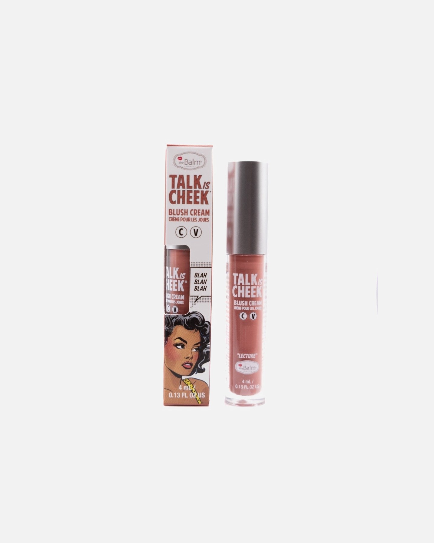 theBalm set za šminkanje, kremasto rumenilo, Talk is Cheek Promise – 4,5 ml