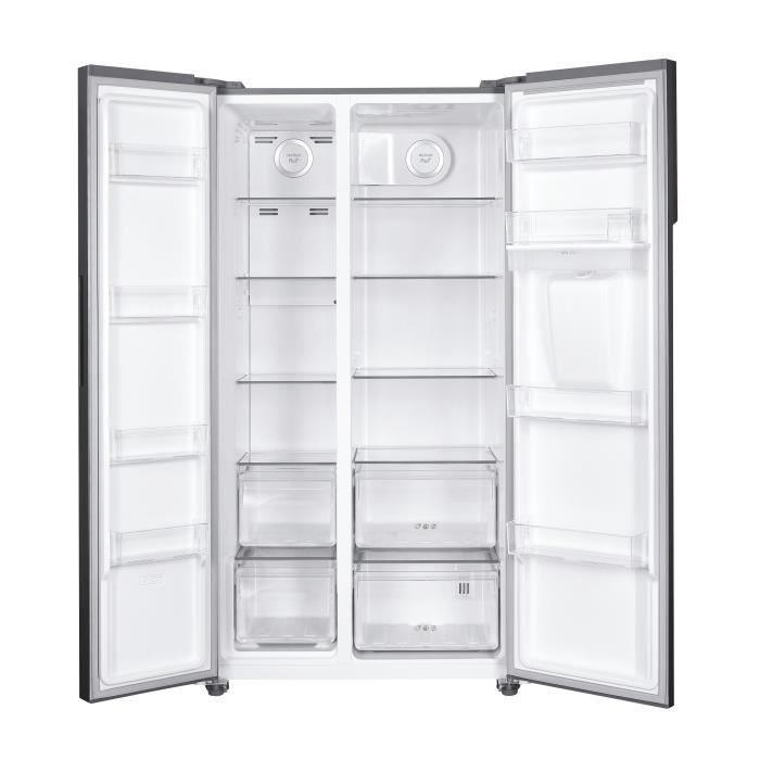 American-style refrigerator - CANDY - CHSBSO-6174XWD - No Frost - Energy Class E - 529 L - 39 dB - Stainless Steel