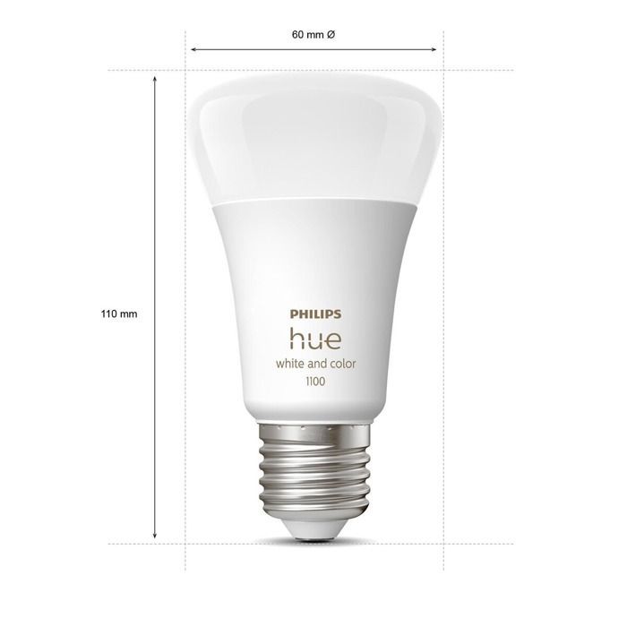 Philips Hue Smart Bulbs Discovery Pack Philips Hue Starter Kit White and Color Ambiance + Bridge + Fernbedienung + 2