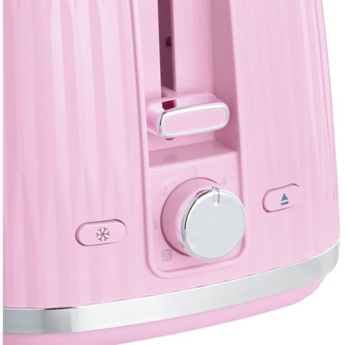 Tostadora - RUSSELL HOBBS - EDEN - 800 W - 2 ranuras - Frambuesa