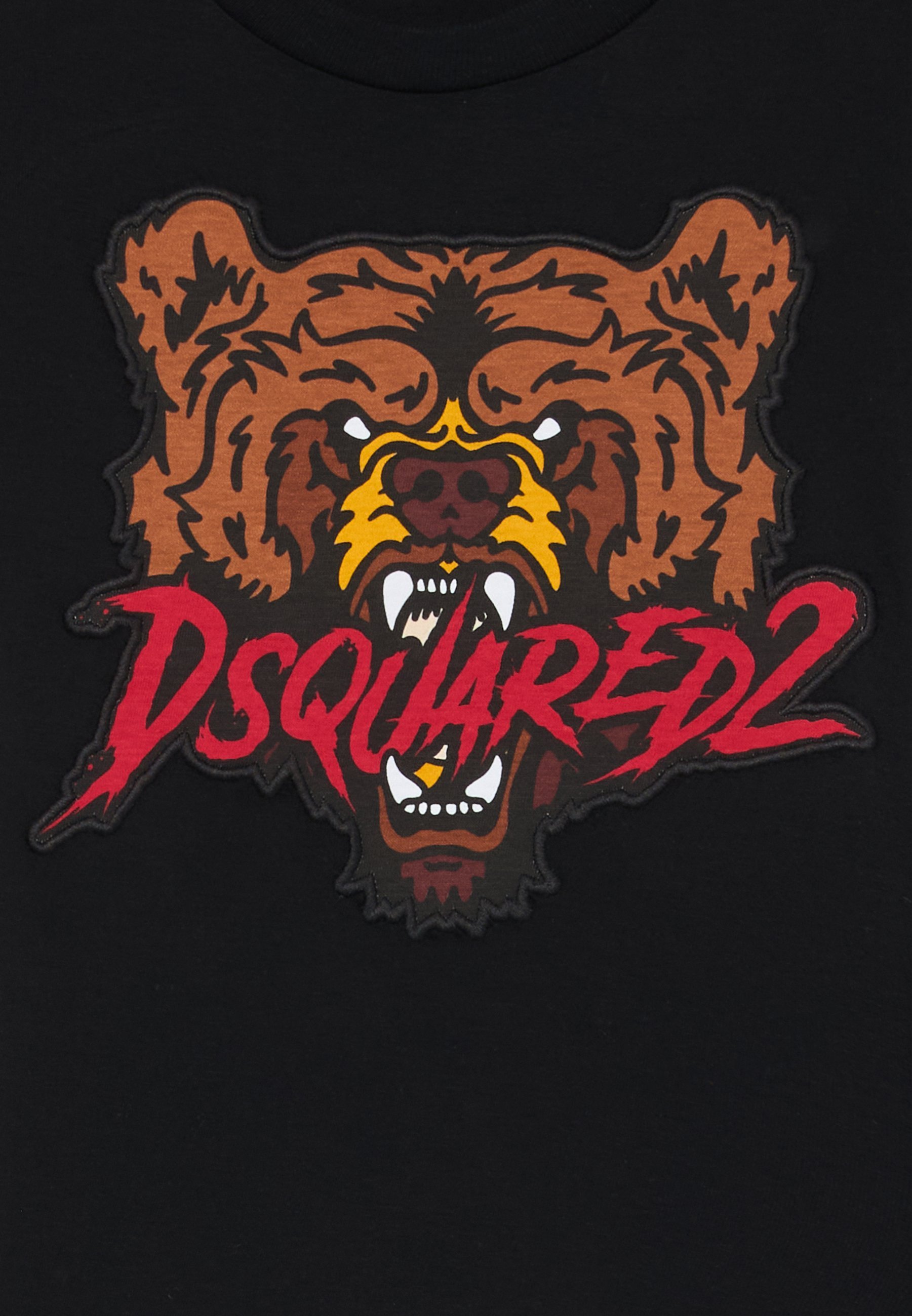 T-shirt imprimé Dsquared2 coupe ample - noir