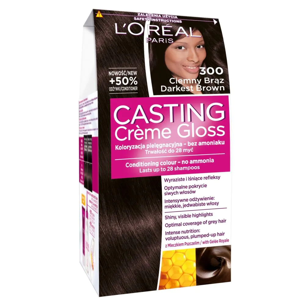 Casting Creme Gloss Farba do włosów 300 Ciemny Brąz