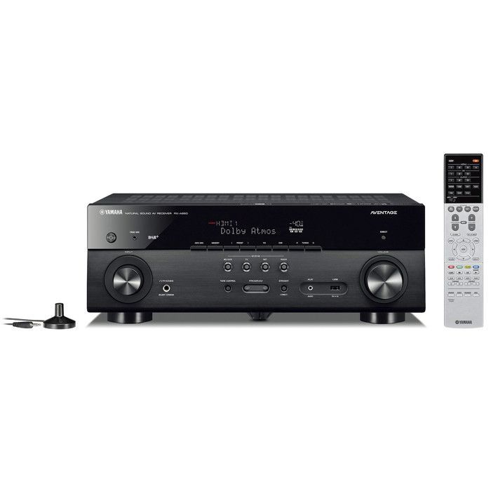 Yamaha MusicCast RX-A680 – 80-Watt-Heimkino-Receiver, Schwarz, Dolby Atmos, DTS:X, 4 × HDMI 4K