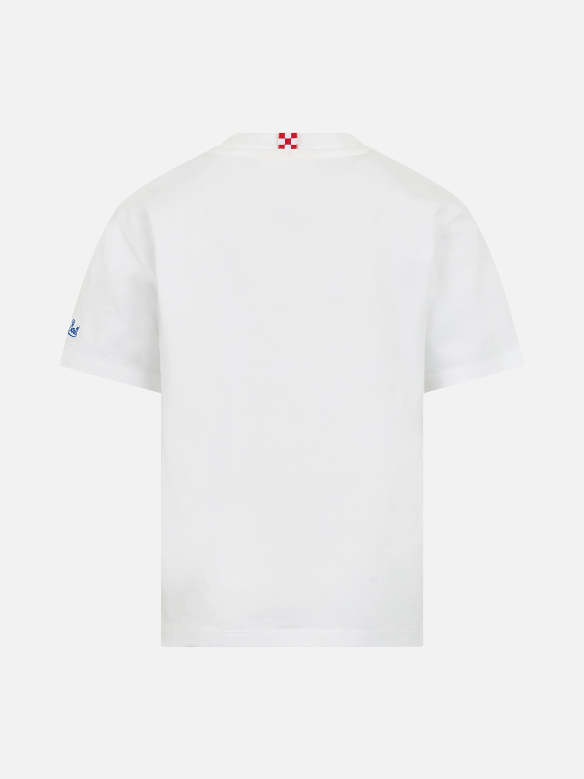 Portofino Jr katoenen jersey T-shirt voor kinderen met Me ne v-borduurwerk