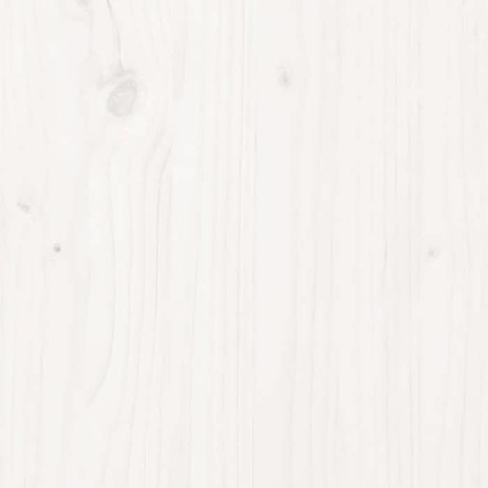 Bin Cover/Shelter for Wheeled Bin - VIDAXL - White Solid Pine Wood CC6783815