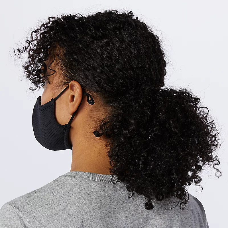 Unisex dagelijks gezichtsmasker, 3 stuks – Zwart