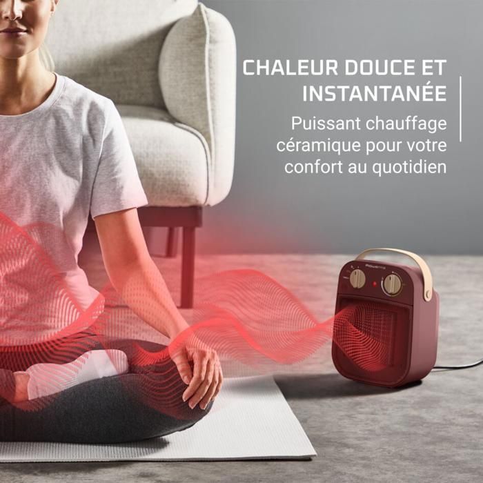 Rowenta My Nomad Heater, Powerful Heating, Silent, Eco Mode SO8231F0