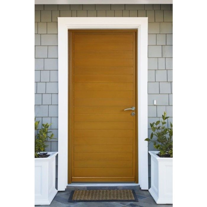 Porte d'entrée Bois Pleine Laura, H.215xl.90 cm Côte Tableau p. Gauche
